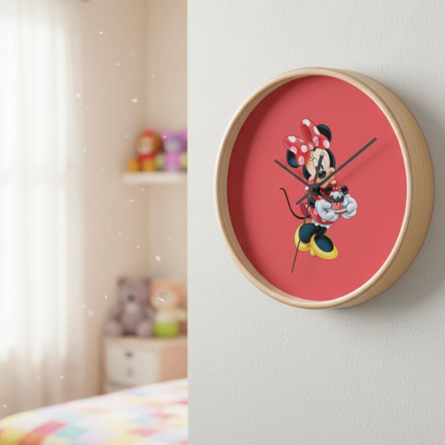 Relógio Redondo Minnie Clock (Criador carregado)