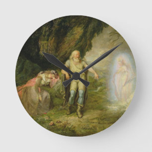 Relógio Redondo Miranda, Prospero e Ariel, "da tempestade" perto