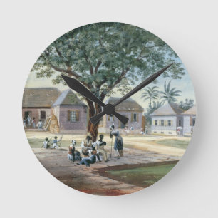 Relógio Redondo Missionary Buildings, St. Johns, Antigua (w/c and