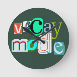 Relógio Redondo Modo retrorreflector de folga