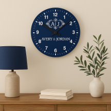 Monogram lovers bride and groom wedding gift 