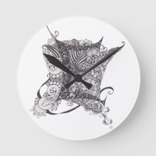 Relógio Redondo Monograma E