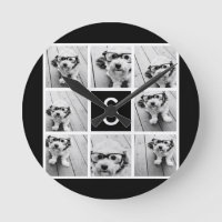 Monograma Personalizado de Colagem de Fotos em Pre