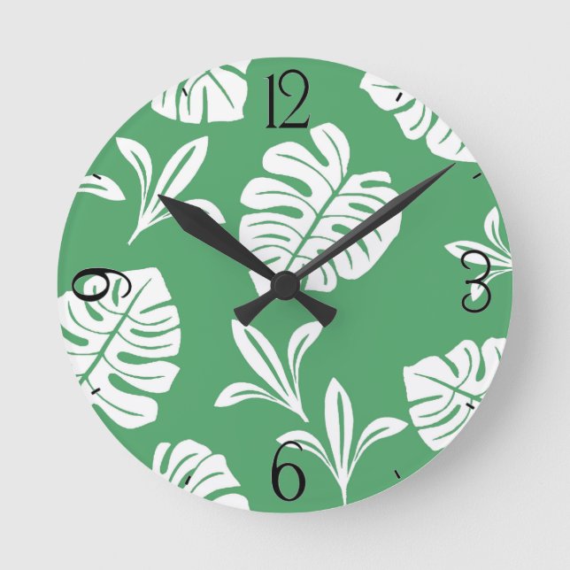 Relógio Redondo Monstro delicioso (Frente)