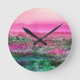 Relógio Redondo Montanhas do Deserto