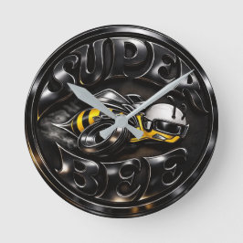 Relógio Redondo Mopar - Dodge Super Bee Round Clock