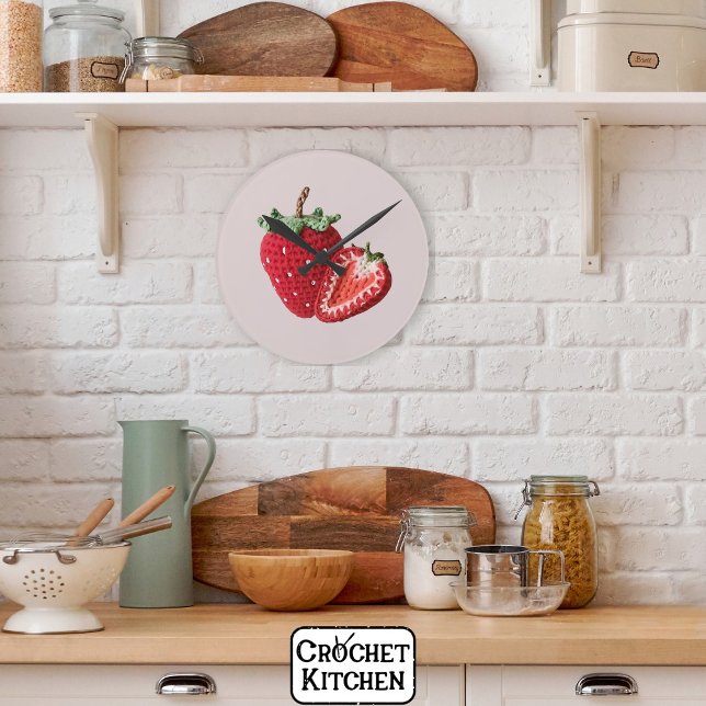 Relógio Redondo Morango Mínimo-Cinzento Cinzento Cinzento Cinzento (Criador carregado)