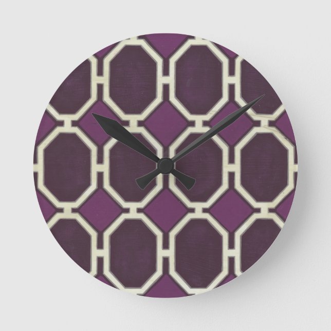 Relógio Redondo Motivos de mercado VIII (Frente)