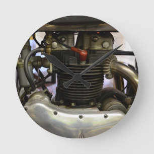Relógio Redondo Motor de BSA A7