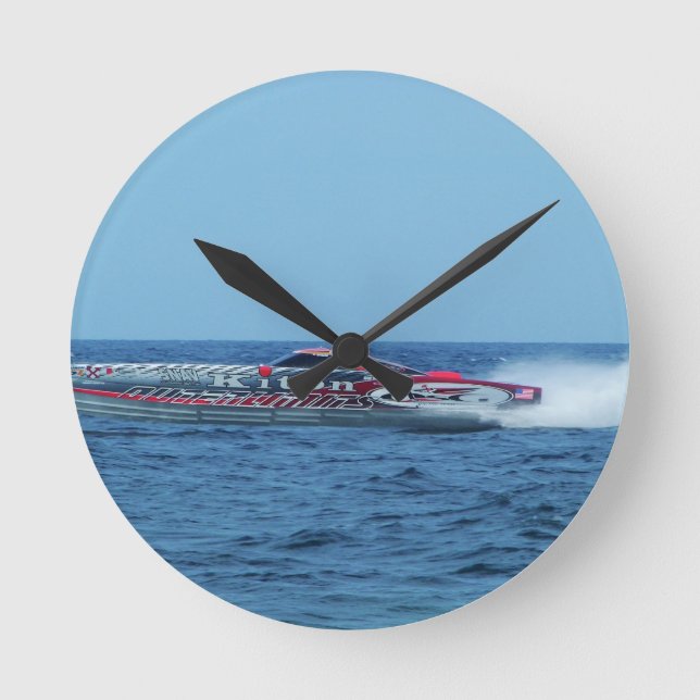 Relógio Redondo Motoveleiro offshore de Kiton. (Frente)