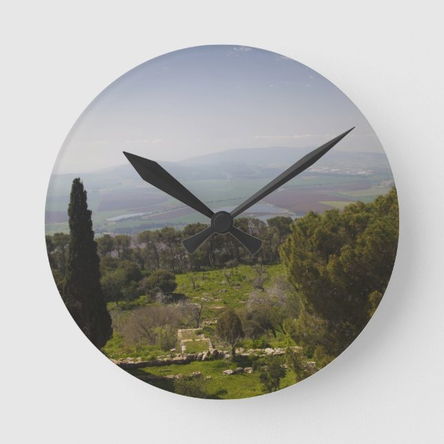 Relógio Redondo Mount Tabor, site of biblical transfiguration (Frente)