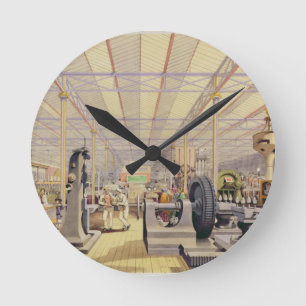 Relógio Redondo Moving Machinery, plate 49 from 'Dickinsons' Compr