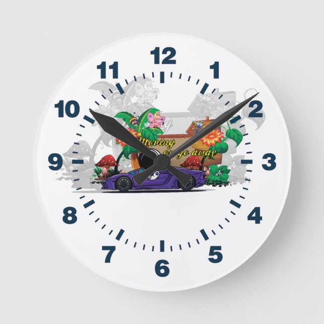 Relógio Redondo Moving On Clock (Frente)