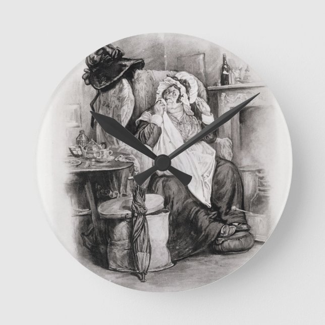 Relógio Redondo Mrs Gamp, from 'Charles Dickens: A Gossip about hi (Frente)