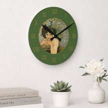 Mucha Vintage Verde Esmeralda Sedutora Elegante