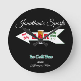 Relógio Redondo Muro da Caverna do Homem-Garra-Frio da Caverna do