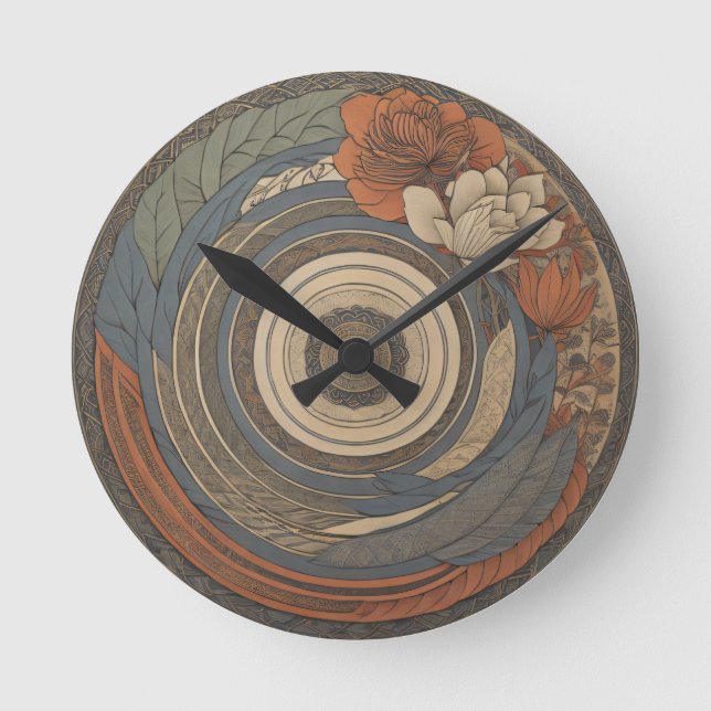 Relógio Redondo Na moda (Frente)