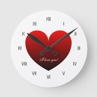 Relógio Redondo Namorados Love Watch
