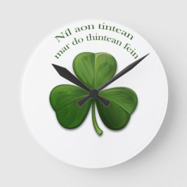 Relógio Redondo Não há nenhum lugar como a casa