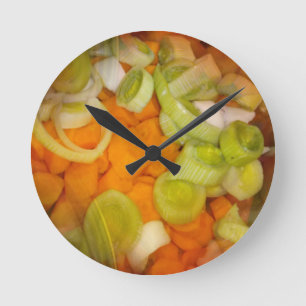 Relógio Redondo Não se esqueça de preparar o Veg Wall Clock 1