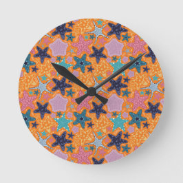 Relógio Redondo Névoas coloridas