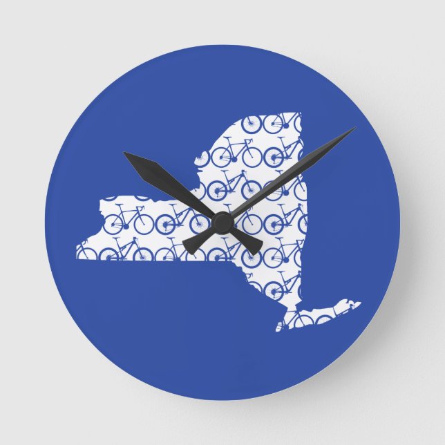 Relógio Redondo New York Bike (Frente)