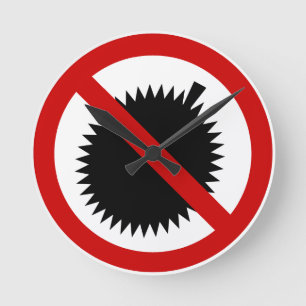 Relógio Redondo NO Duriano Tropical Fruta ⚠ Sinal Tailandês ⚠