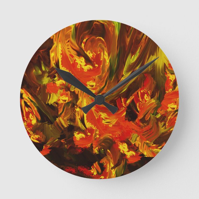 Relógio Redondo No vento do amor (Frente)