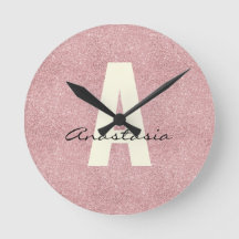 Nome Personalizado Largura de Rosegold Rosa