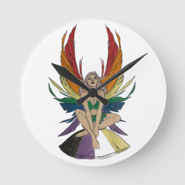 Relógio Redondo Non-binary Faerie