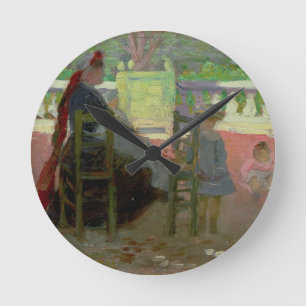 Relógio Redondo Nos jardins de Luxembourg