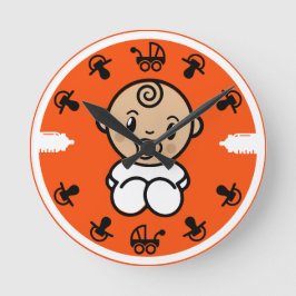 Relógio Redondo Novelty Bonito Novo Presente para Bebê