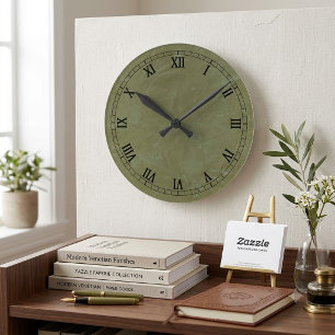 Relógio Redondo Numerações romanas de Wallclock de Planilha Veneza