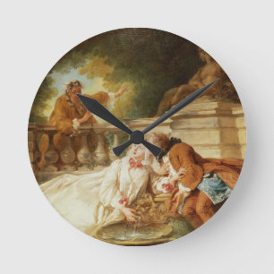 Relógio Redondo O alarme, 1723 (óleo em canvas)