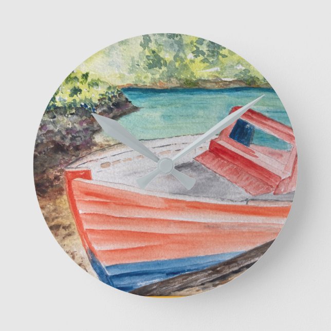 Relógio Redondo O Barco (Frente)