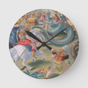 Relógio Redondo O cônsul romano Atilius Subdues o Serpe africano