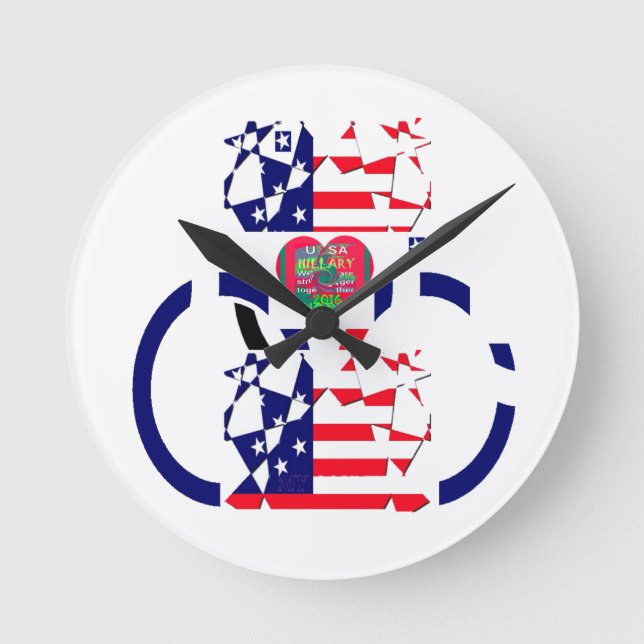 Relógio Redondo O coração bonito do texto surpreendente bonito dos (Frente)