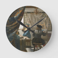 O estúdio do artista, c.1665-66 (óleo em canvas)