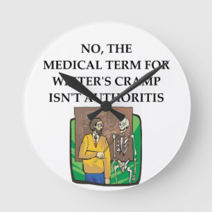 Relógio Redondo o grampo do escritor