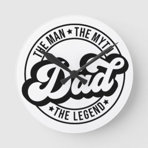 Relógio Redondo O homem o mito da lenda pai pai pai