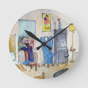 Relógio Redondo O Músico