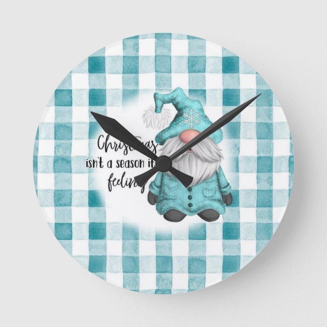 Relógio Redondo O Natal não é uma temporada, é um sentimento (Frente)