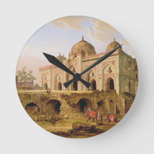 Relógio Redondo O Qal A-l-Kuhna Masjid, Purana Qila, Deli, c.1