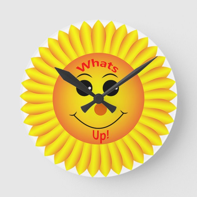 Relógio Redondo O que está acima! (Frente)