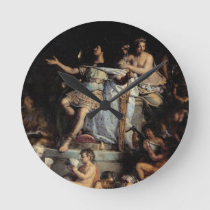 Relógio Redondo O rei Governo, 1661 (óleo em canvas)