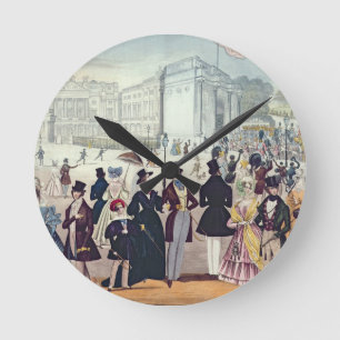Relógio Redondo O retorno da rainha da Casa dos Lordes, 1839 (