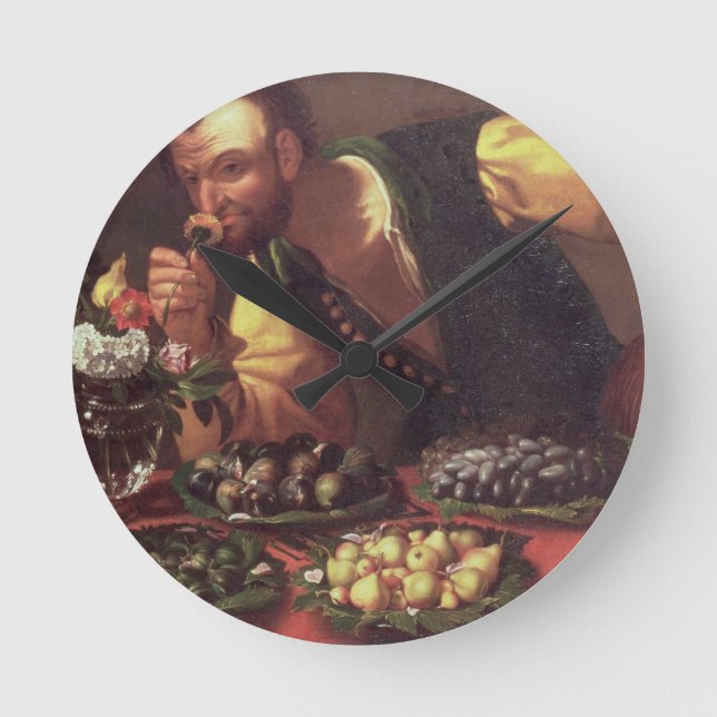 Relógio Redondo O sentido de cheiro (Frente)