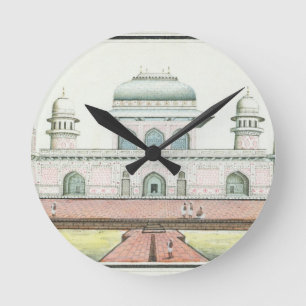 Relógio Redondo O túmulo de Itimad-Ud-Daula, perto de Agra,