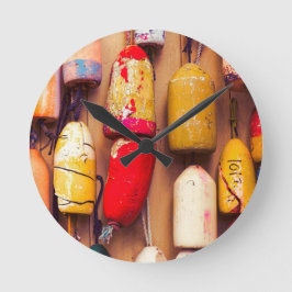 Relógio Redondo Oito à esquerda