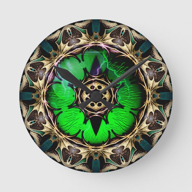 Relógio Redondo Olho do Dragão (Frente)